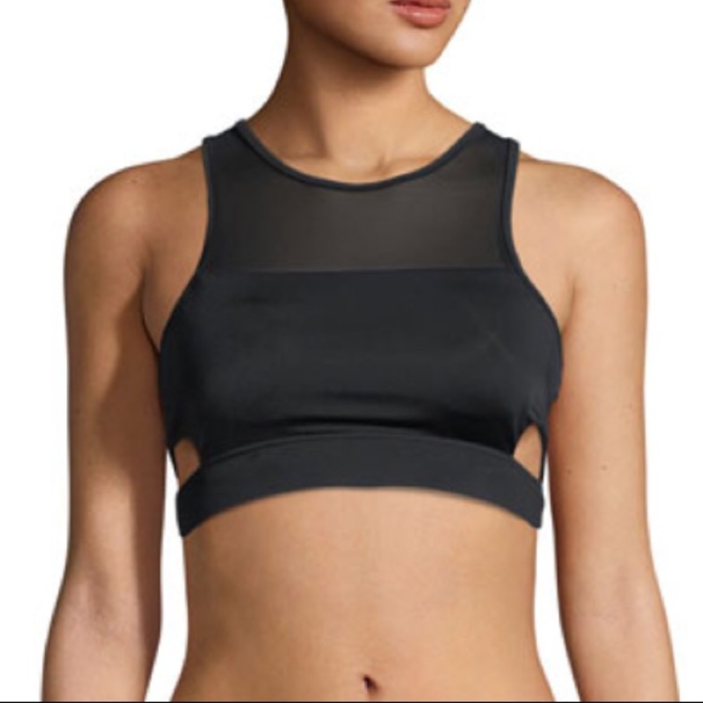 Sam Edelman NWT black sports bra Medium